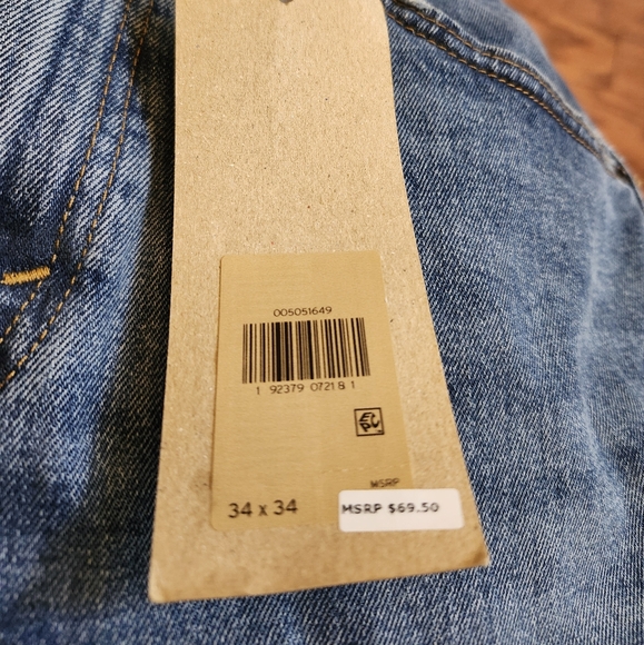 NWT Levi's 505 Men's Jeans Medium Wash Size 34x34 - Picture 4 of 8